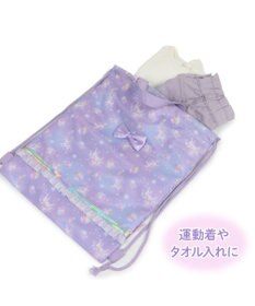 Mother garden マザーガーデン ユニコーン お着替え巾着リュック 《フラワー柄》