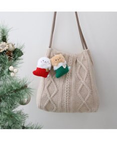 Mother garden しろたん クリスマス靴下キーホルダー 《らっこいぬ》 単品
