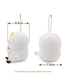 Mother garden しろたん 公式 しろたん×カナヘイの小動物　キーホルダー 《ピスケになったしろたん》