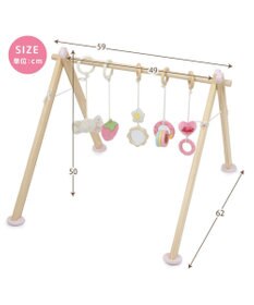 Mother garden マザーガーデン いちごの木製ベビージム 2ケ月～