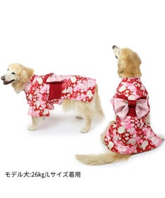 PET PARADISE ペットパラダイス 着物 《 牡丹桜柄 》 中型犬 大型犬