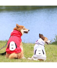 PET PARADISE スヌーピー ずっ友 お揃い パーカー 《レッド》 小型犬