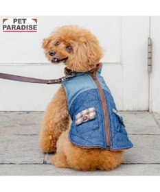 PET PARADISE ペットパラダイス デニム風 キルティングベス 小型犬