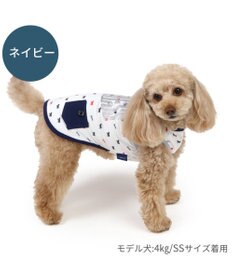 PET PARADISE J.PRESS エコメイド タンクトップ 《羊柄 ネイビー》 小型犬