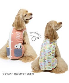 PET PARADISE スヌーピー やさしい ベスト  リバーシブル 中型犬