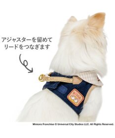 PET PARADISE ミニオン チェック ベスト ハーネス ３Ｓ 小型犬