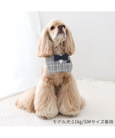 PET PARADISE ペットパラダイス 蝶ネクタイ スタイ 《チェック柄》 中型犬 大型犬