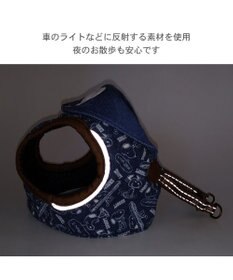 PET PARADISE スヌーピー ベストハーネス 《デニム風》 ＳＭ 中型犬