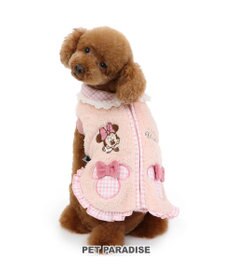 PET PARADISE ディズニー ミニーマウス チェック ジップベスト 小型犬