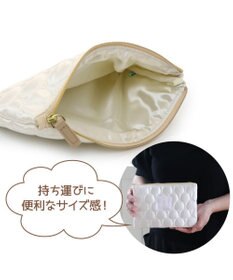 Mother garden しろたん キルティング フラットポーチ