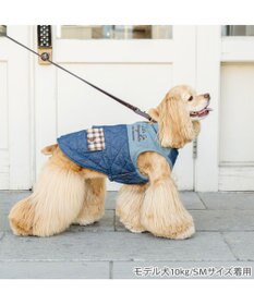 PET PARADISE ペットパラダイス デニム風 キルティングベスト 中型犬 大型犬