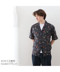 Mother garden しろたん アロハシャツ 半袖 《百たん夜行》 ユニセックス