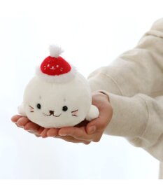 Mother garden しろたん サンタ帽子 手のりマスコット 《しろたん》 単品