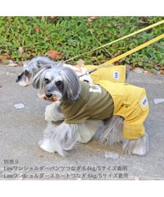 PET PARADISE Lee ワンショルダーパンツつなぎ  小型犬