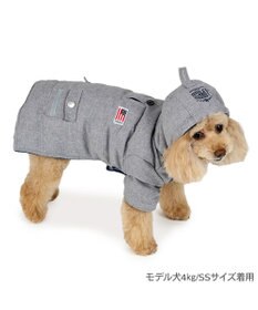 PET PARADISE J.PRESS 中綿コート 《杢グレー》 小型犬