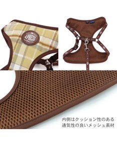 PET PARADISE J.PRESS ハーネス＆リード フランネル 《チェック柄》 ＳＳ 小型犬