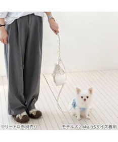 PET PARADISE ペットパラダイス 小花柄 デニム リード ＳＳ～Ｓ 小型犬