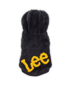 PET PARADISE Lee ロゴ ボアパーカー 《グレー》 中型犬 大型犬
