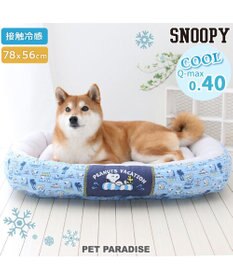 PET PARADISE スヌーピー クールカドラー 角型《バケーション柄》 中型犬