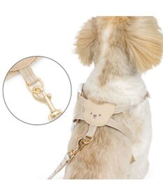 PET PARADISE ペットパラダイス くまちゃん 襟付き スリム ハーネス＆リード ＳＳ 小型犬