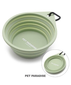 PET PARADISE ペットパラダイス シリコン折畳み フードボウル