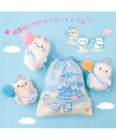 Mother garden しろたん 巾着 《ぷかぷかマリンパーク柄》