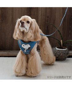 PET PARADISE スヌーピー ベストハーネス 《デニム風》 ＳＭ 中型犬