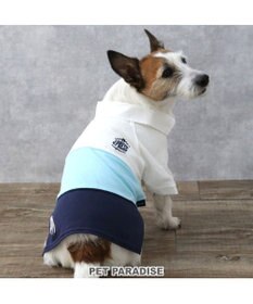 PET PARADISE J.PRESS スキッパーポロシャツ トリコロール 小型犬