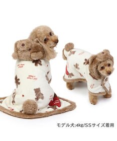 PET PARADISE ペットパラダイス くま 着る毛布 《ハート柄》 小型犬
