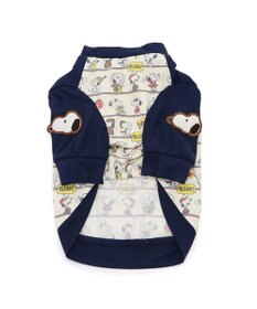 PET PARADISE スヌーピー パッチ付き 長袖 Tシャツ 《 ネイビー》【小型犬】