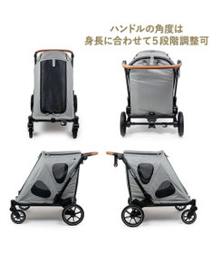PET PARADISE ペットパラダイス smooca グランステップ ペットカート 中型犬 大型犬
