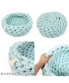 PET PARADISE 猫 ベッド おしゃれ 編み カドラー (42cm)