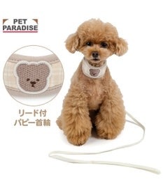 PET PARADISE ペットパラダイス リード付き首輪 《くまちゃん》 小型犬