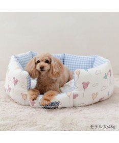 PET PARADISE ディズニー ミッキーマウス カドラー 《風船柄》  Ｍ 64×48cm