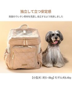 PET PARADISE ペットパラダイス くまちゃん キルティング ハグ＆リュック L 小型犬