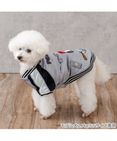 PET PARADISE スヌーピー 野球スカジャン 《シルバー》 小型犬