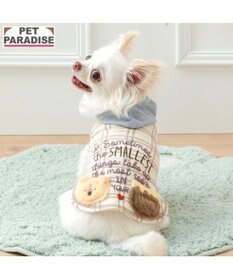 PET PARADISE ディズニー くまのプーさん チェック パーカー 小型犬