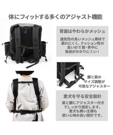 PET PARADISE J.PRESS ハグ＆リュック キャリーバッグ 《ブラック》小型犬