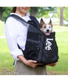 PET PARADISE Lee スクエアリュック キャリーバッグ 《ブラック》 小型犬