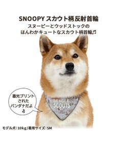 PET PARADISE スヌーピー 首輪 ビーグルスカウト柄 反射付き【ＳＭ】 中型犬