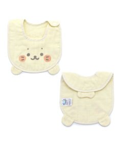 Mother garden しろたん 顔ぼん ガーゼスタイ 6重ガーゼ