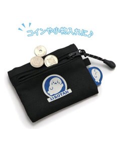 Mother garden しろたん コインケース 黒色 小銭入れ 財布 ポーチ