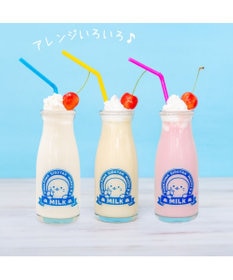Mother garden しろたん 牛乳瓶風グラス 180mL