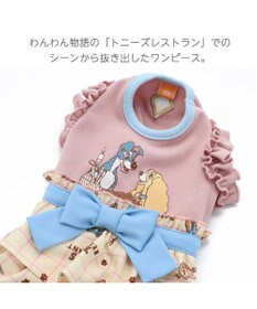 PET PARADISE 犬の服 犬 ディズニー わんわん物語 ワンピース 【小型犬】 パスタ柄