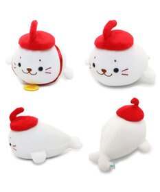Mother garden しろたん カーリングマスコット 赤色 22cm小さい ぬいぐるみ マスコット カーリング あざらし アザラシ かわいい キャラクター プレゼント ギフト マザーガーデン