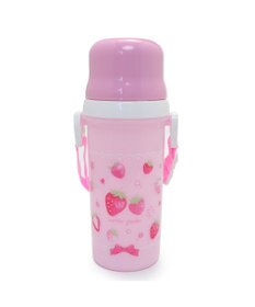 Mother garden マザーガーデン 野いちご コップ付 直飲み プラボトル 水筒 《スケッチ柄》
