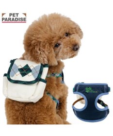PET PARADISE ペットパラダイス リュックハーネス 《アーガイル柄》 ３Ｓ
