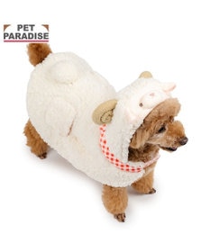 PET PARADISE ペットパラダイス 干支未ポンチョ 小型犬
