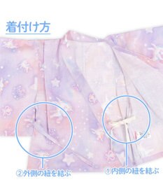 Mother garden マザーガーデン ユニコーン 浴衣ドレス 《ミルキーウェイ》 95～100cm / 105～110cm