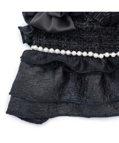 PET PARADISE cherircouture ツイード ベストハーネス 《ブラック》 ＳＳ
